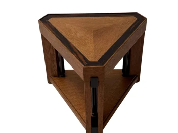 Art Deco Modernist Triangular Side Table by Anton Lucas, 1920s